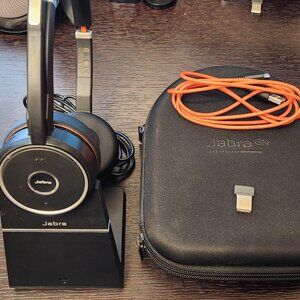 Jabra Evolve75 (MS Teams) Active Noise Cancelling Headset with Charging Stand